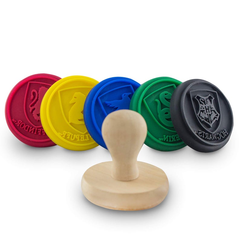 Cinereplicas Harry Potter - Cookie Stamps - Set of 5 - Official - All Hogwarts House - Image 1